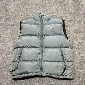 EMS Vest Womens Large Down Insulated Puffer Quilted Zip Pockets Outdoor